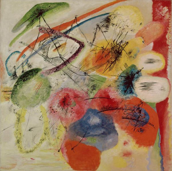 Wassily Kandinsky "Schwarze Linien" 131 x 129 cm