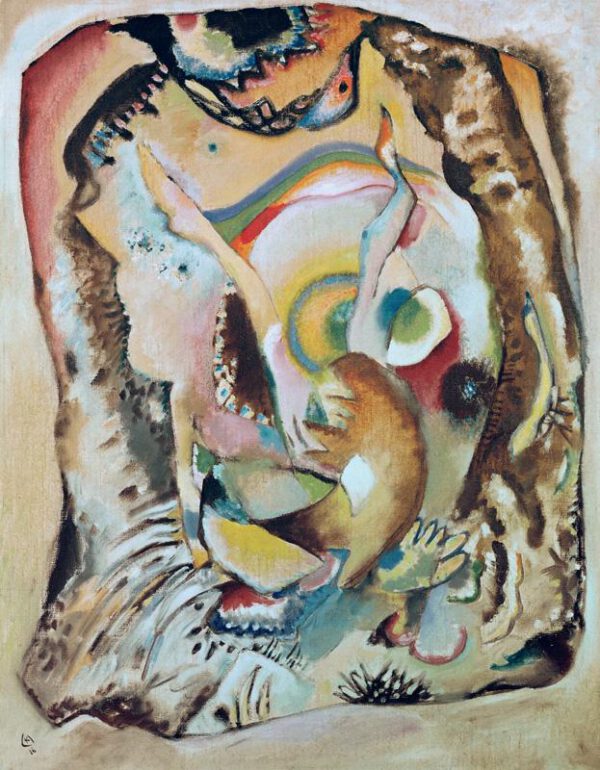 Wassily Kandinsky "Bild Auf Dem Hellen Grund" 78 x 100 cm