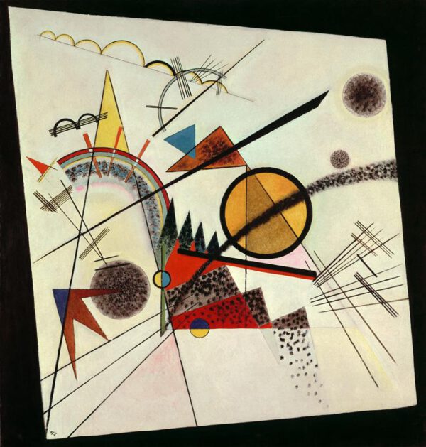 Wassily Kandinsky "Im Schwarzenereck" 93 x 97 cm