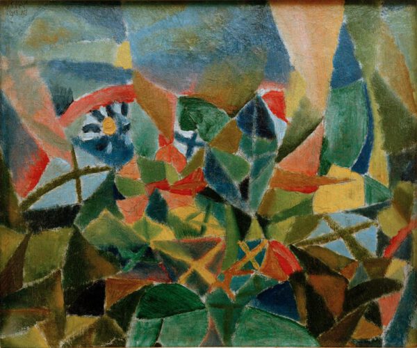 Paul Klee "Blumenbeet" 34 x 28 cm