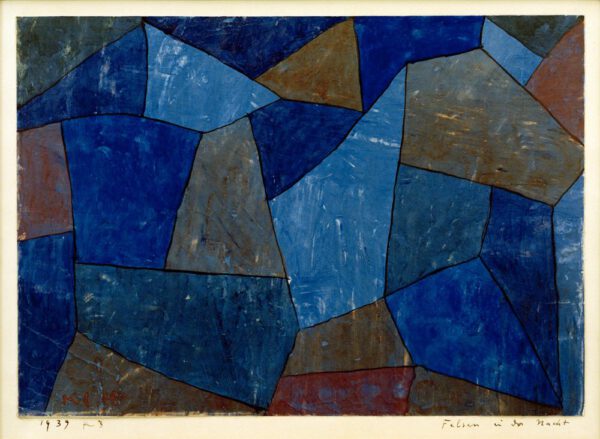Paul Klee "Felsen in der Nacht" 36 x 28 cm