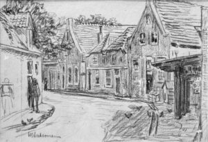 Max Liebermann "Naarden" 26 x 18 cm