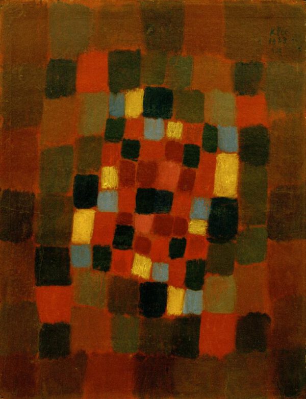 Paul Klee "Buntes Beet" 26 x 34 cm