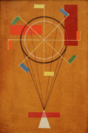Wassily Kandinsky "Fidel" 23 x 35 cm