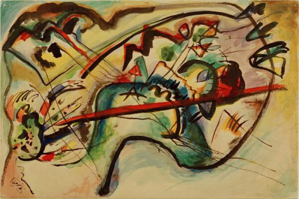 Wassily Kandinsky "Ohne Titel" 34 x 24 cm