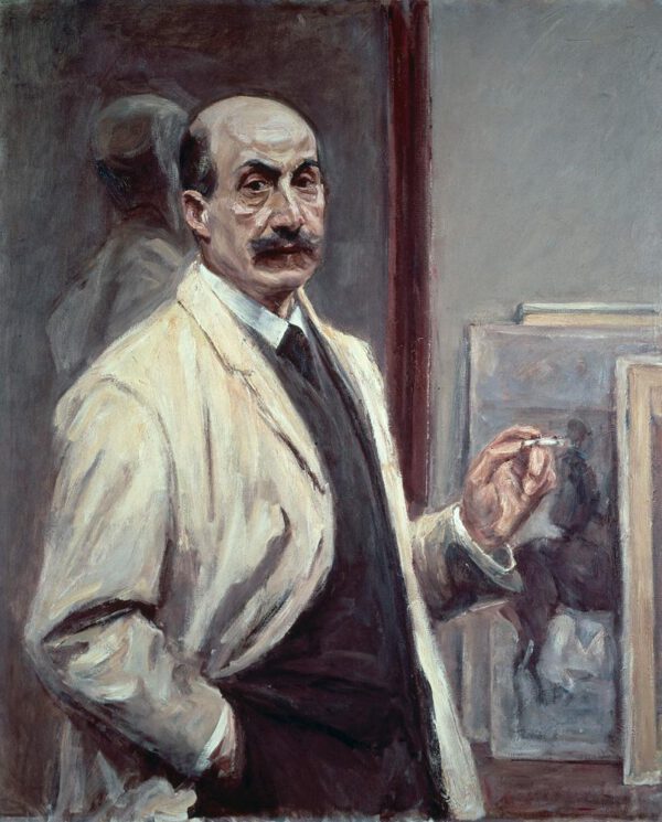 Max Liebermann "Selbstbildnis" 92 x 112 cm