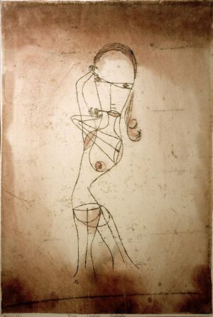 Paul Klee "Wien, Schweigen, Vorübergehen" 33 x 45 cm