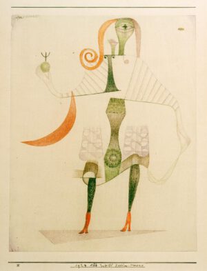 Paul Klee "Kostüm-Maske" 22 x 29 cm