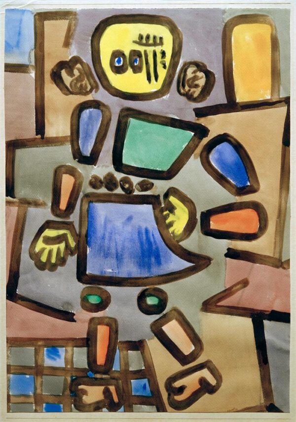 Paul Klee "Ohne Titel (Gliederpuppe)" 46 x 65 cm