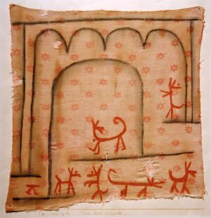Paul Klee "Tiere spielen Komödie" 41 x 41 cm