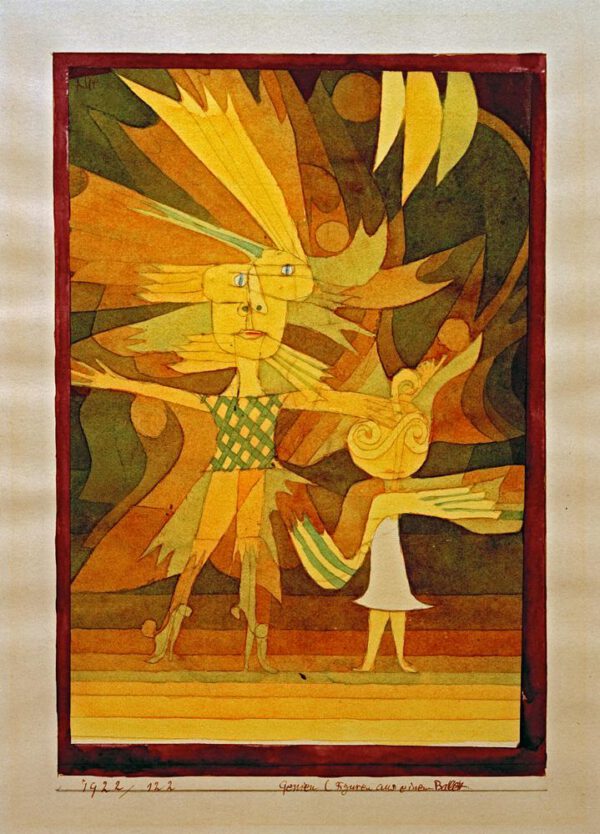 Paul Klee "Genien" 16 x 24 cm