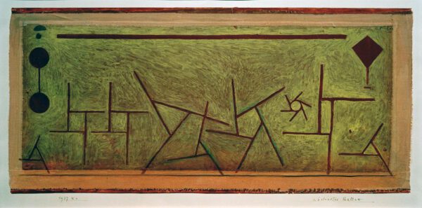 Paul Klee "Abstraktes Ballett" 53 x 25 cm