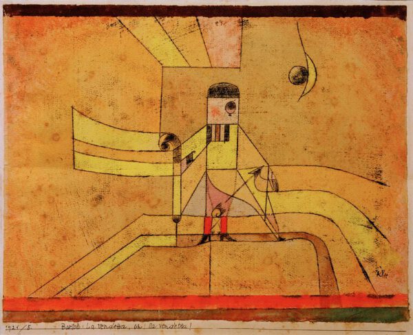 Paul Klee "Bartolo: La vendetta, Oh! la vendetta!" 31 x 24 cm