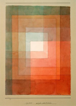 Paul Klee "Polyphon gefasstes Weiss" 25 x 33 cm