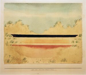 Paul Klee "Das Meer hinter den Dünen" 30 x 24 cm