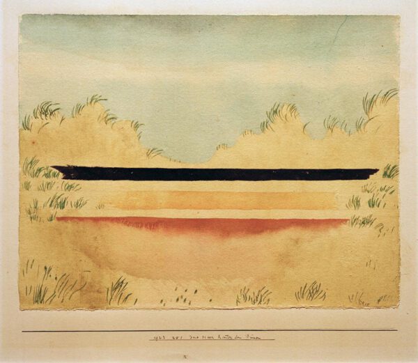 Paul Klee "Das Meer hinter den Dünen" 30 x 24 cm