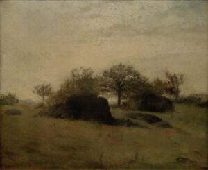 Auguste Renoir "Landschaft bei Fontainebleau" 56 x 47 cm