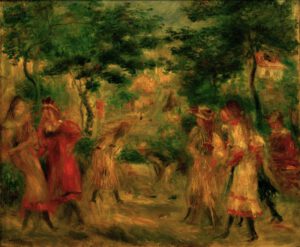 Auguste Renoir "Kinder im Garten v. Montmartre" 55 x 146 cm