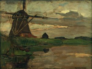 Piet Mondrian "Oostzijder Mühle" 44 x 34 cm