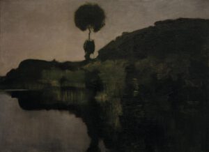 Piet Mondrian "Evening on the Gein with isolated Tree" 86 x 65 cm