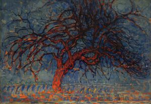 Piet Mondrian "Der rote Baum" 99 x 75 cm