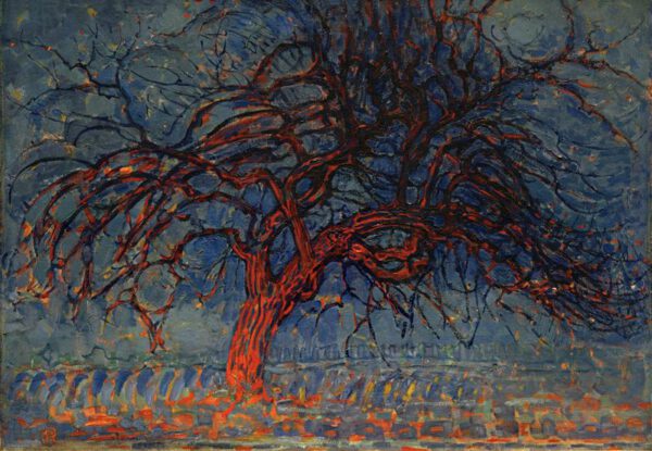 Piet Mondrian "Der rote Baum" 99 x 75 cm
