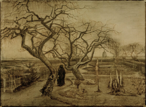 Vincent van Gogh “Garten im Winter” 40,3 x 54,6 cm