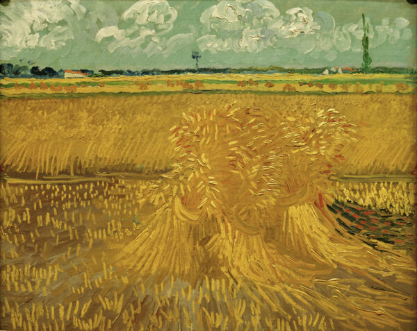 Vincent van Gogh “Weizenfeld mit Kornbuendel” 55,2 x 66,7 cm