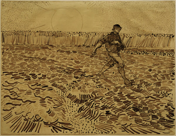 Vincent van Gogh “Der Saemann 24,4 x 32 cm