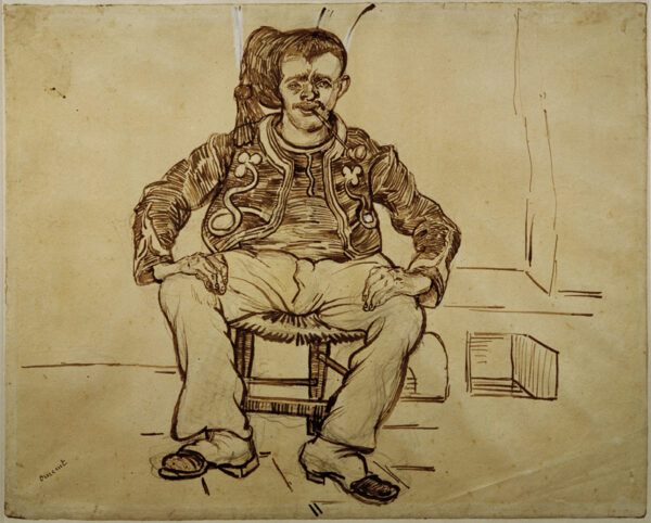 Vincent van Gogh “Sitzender Zuave” 49,3 x 61,2 cm