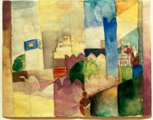 August Macke "Kairouan III" 29 x 23 cm