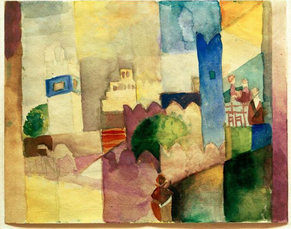 August Macke "Kairouan III" 29 x 23 cm