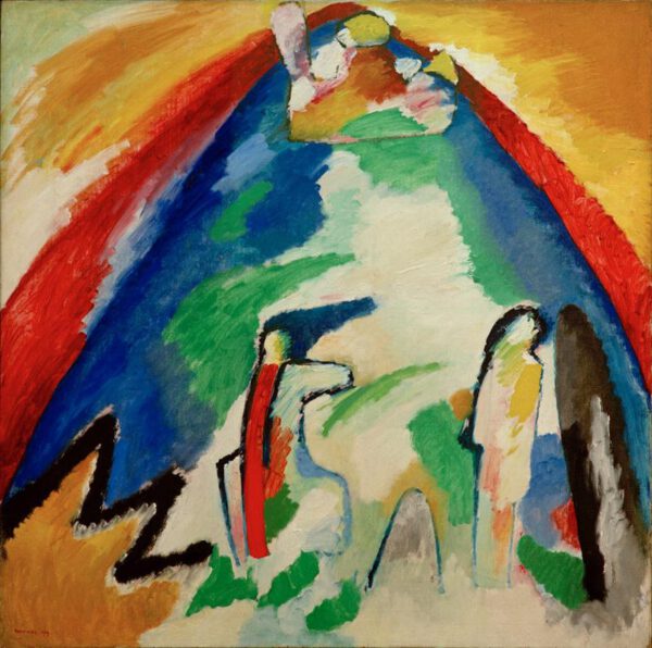Wassily Kandinsky "Berg" 109 x 109 cm
