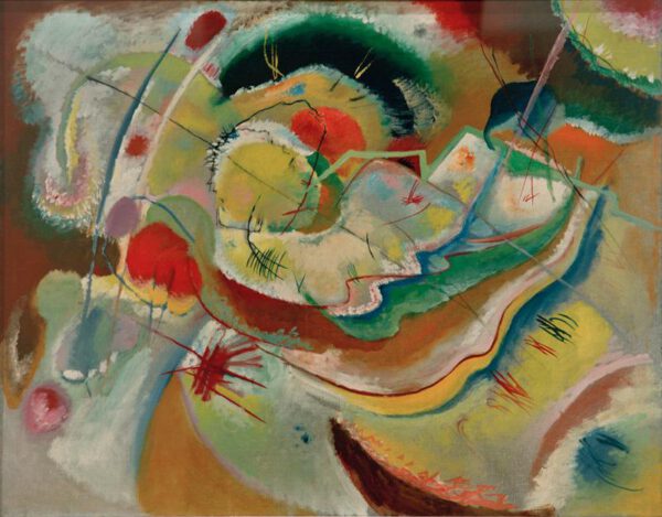 Wassily Kandinsky "Kleines Bild Mit Gelb" 100 x 78 cm
