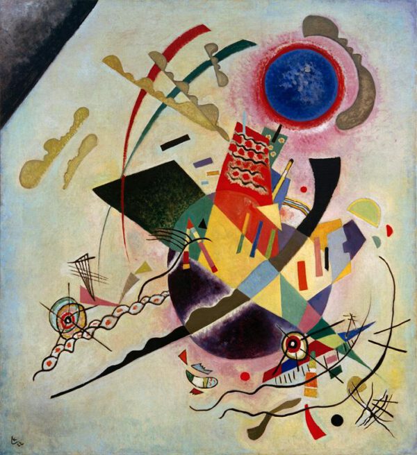 Wassily Kandinsky "Blauer Kreis" 99 x 109 cm