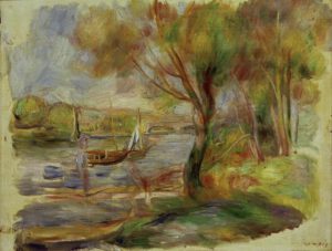 Auguste Renoir "Die Seine bei Argenteuil" 39 x 31 cm