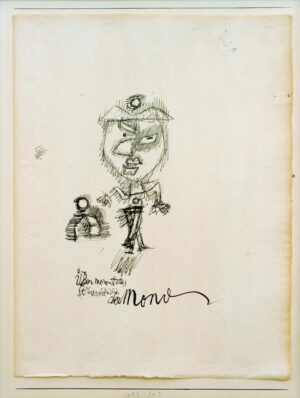 Paul Klee "Über meinem Haus selbstverständlich der Mond" 24 x 31 cm