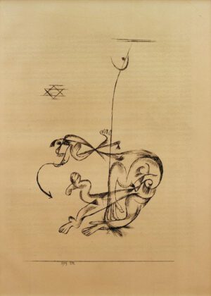 Paul Klee "Der schreckliche Traum" 14 x 20 cm
