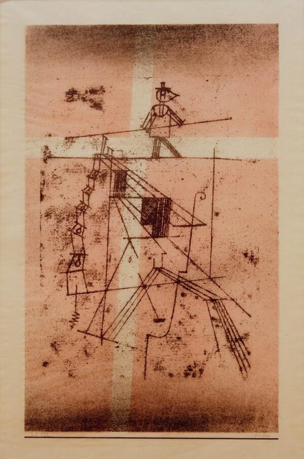 Paul Klee "Der Seiltänzer" 28 x 44 cm