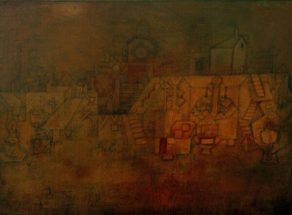 Paul Klee "Alter Friedhof" 48 x 37 cm
