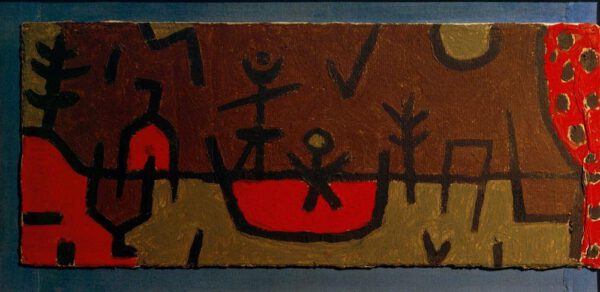 Paul Klee "Teich im Park" 50 x 21 cm