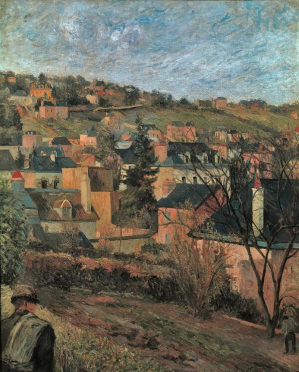 Paul Gauguin "Die blauen Dächer (Les toits bleus)"  60 x 74 cm