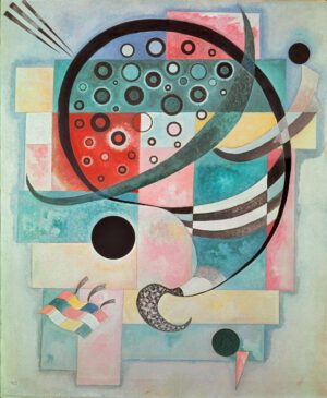Wassily Kandinsky "Fixe" 60 x 73 cm