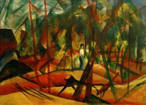 August Macke "Waldspaziergang" 106 x 81 cm