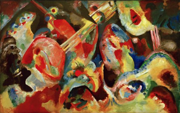 Wassily Kandinsky "Improvisation Sintflut" 150 x 95 cm