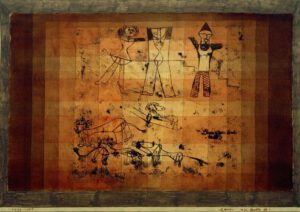 Paul Klee "Löwen, man beachte sie!" 51 x 36 cm