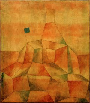 Paul Klee "Burghügel" 44 x 52 cm