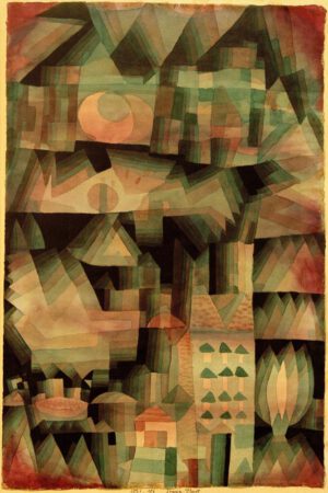 Paul Klee "Traum-Stadt" 31 x 48 cm