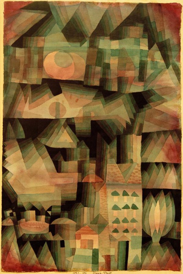 Paul Klee "Traum-Stadt" 31 x 48 cm