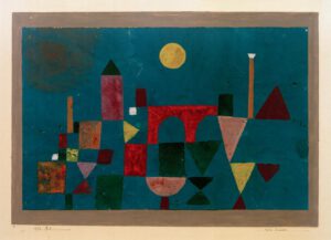 Paul Klee "Rote Brücke" 33 x 21 cm